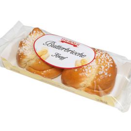 Thurner Butterbriochknopf mit Hagelzucker Thurner Butterbriochknopf mit Hagelzucker
